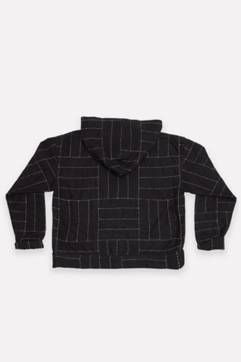 Anchal Crosshatch Quilted Hoodie