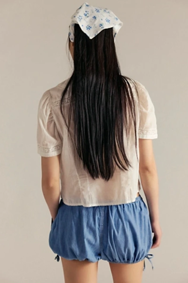 We The Free Echo Denim Bubble Shorts