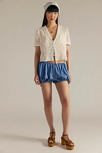 We The Free Echo Denim Bubble Shorts