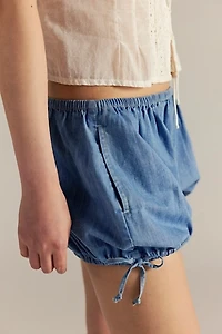 We The Free Echo Denim Bubble Shorts