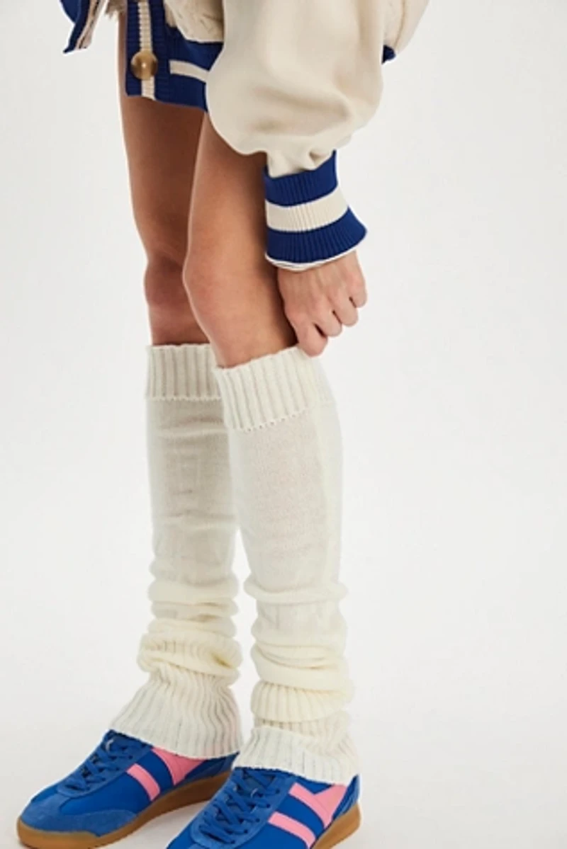 Extra Long Ribbed Knit Leg Warmers