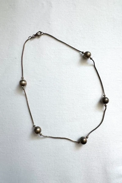Sterling Silver Ball Choker Selected by Grievous Ange Vintage