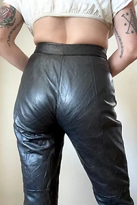 Vintage Leather Moto Pants Selected by Grievous Angel Vintage