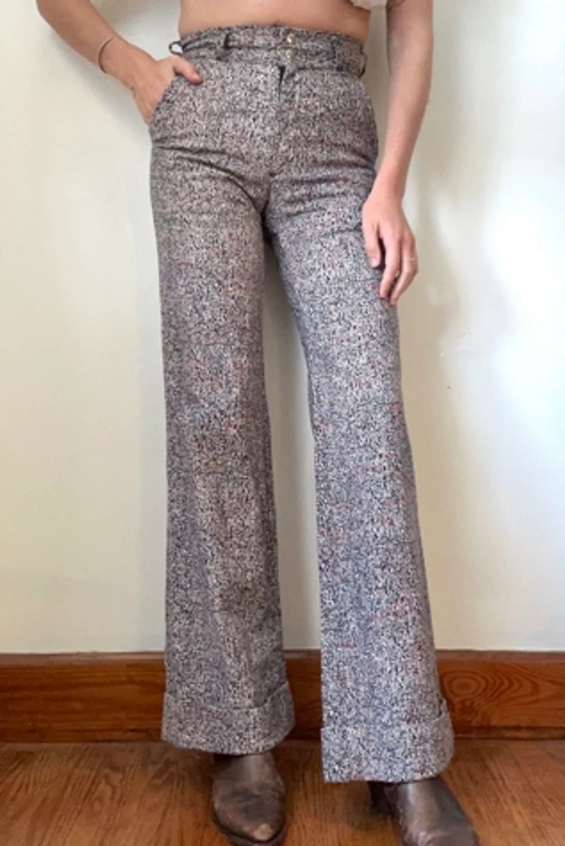 Vintage 1970s Speckled Trousers Selected by Grievous Angel Vintage