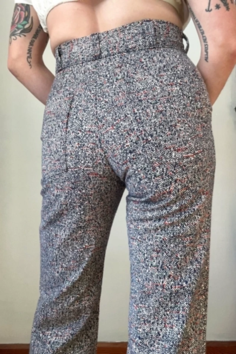 Vintage 1970s Speckled Trousers Selected by Grievous Angel Vintage