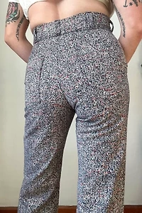 Vintage 1970s Speckled Trousers Selected by Grievous Angel Vintage