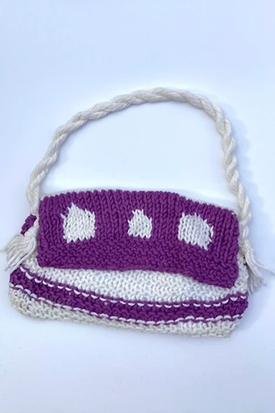 Vintage 1960s Hand Crocheted Purse Selected by Cherry