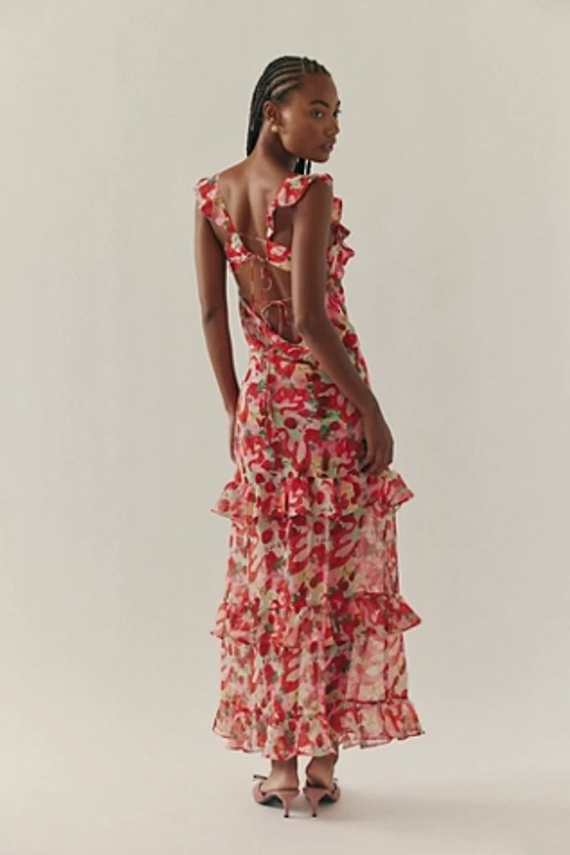 For Love & Lemons Ambrosia Maxi Dress