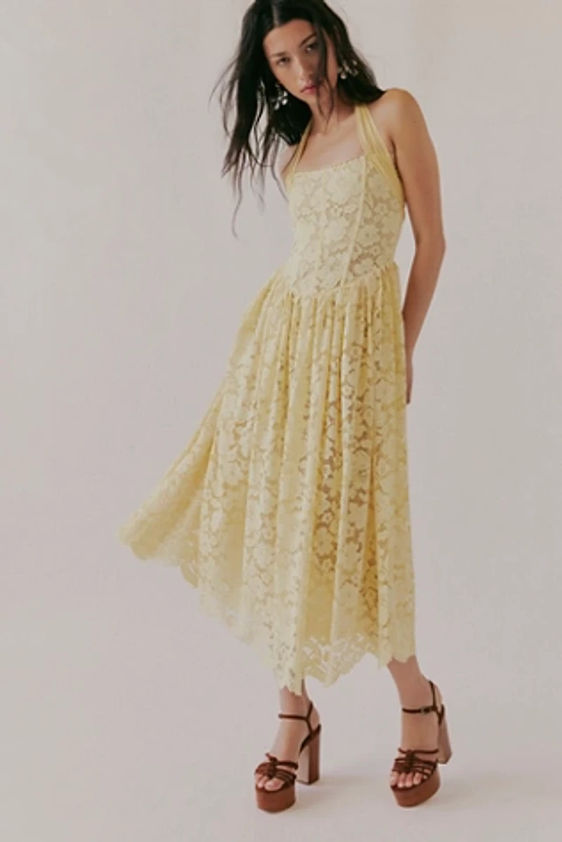 For Love & Lemons Lakeside Midi Dress