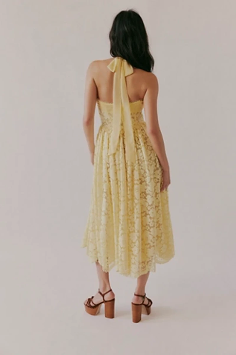 For Love & Lemons Lakeside Midi Dress
