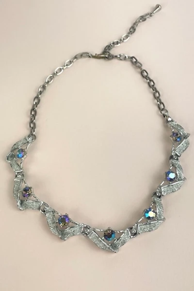 Vintage Silver Rhinestone Necklace Selected By Ankh By Racquel