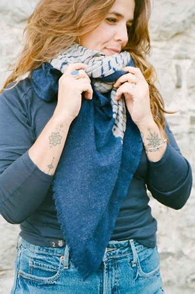 Be Deva Vali Merino Wool Tie Dye Scarf