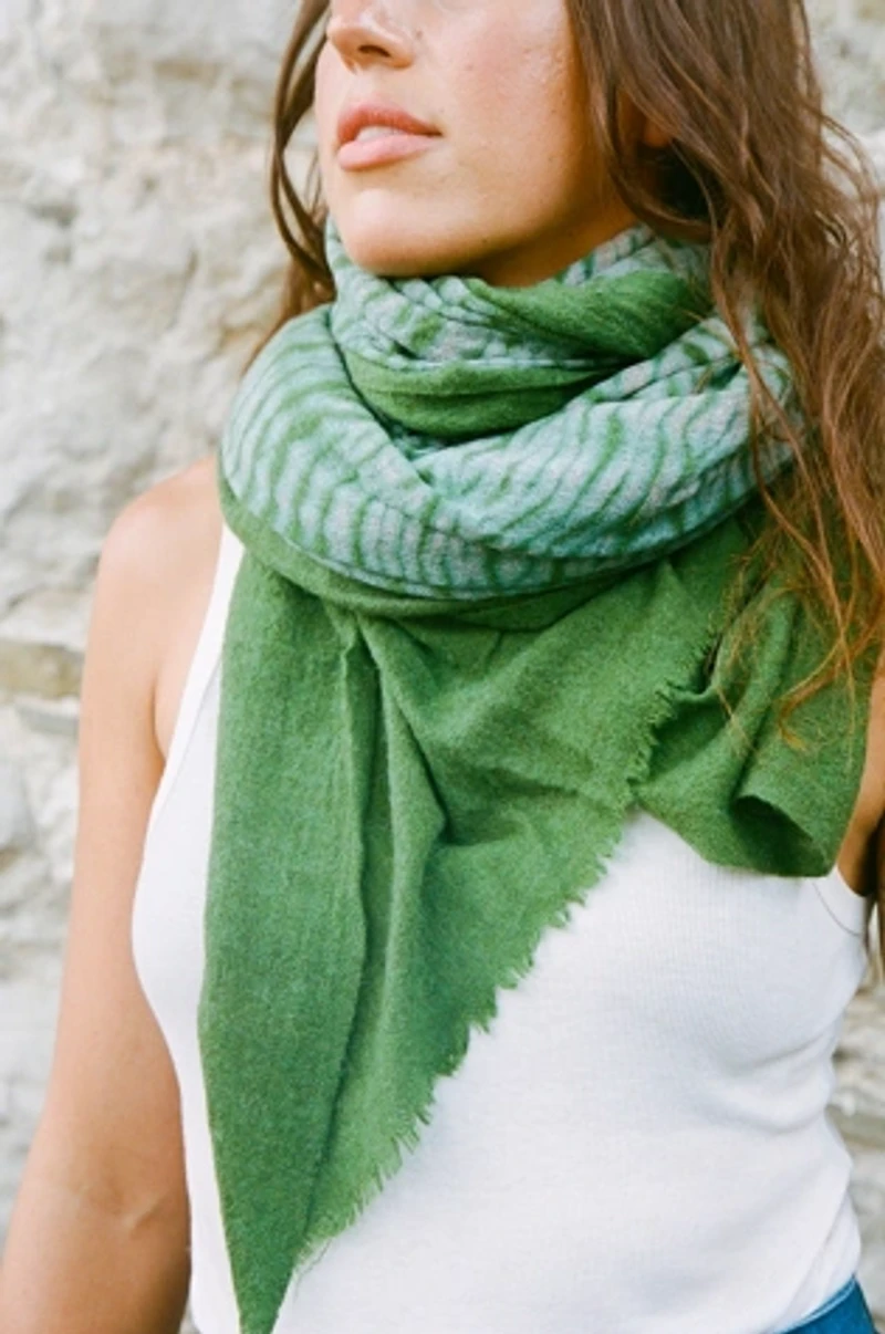 Be Deva Hari Merino Wool Tie Dye Scarf