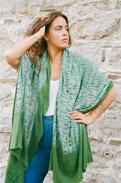 Be Deva Hari Merino Wool Tie Dye Scarf