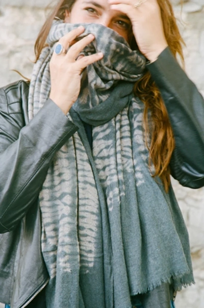 Be Deva Kali Merino Wool Tie Dye Scarf