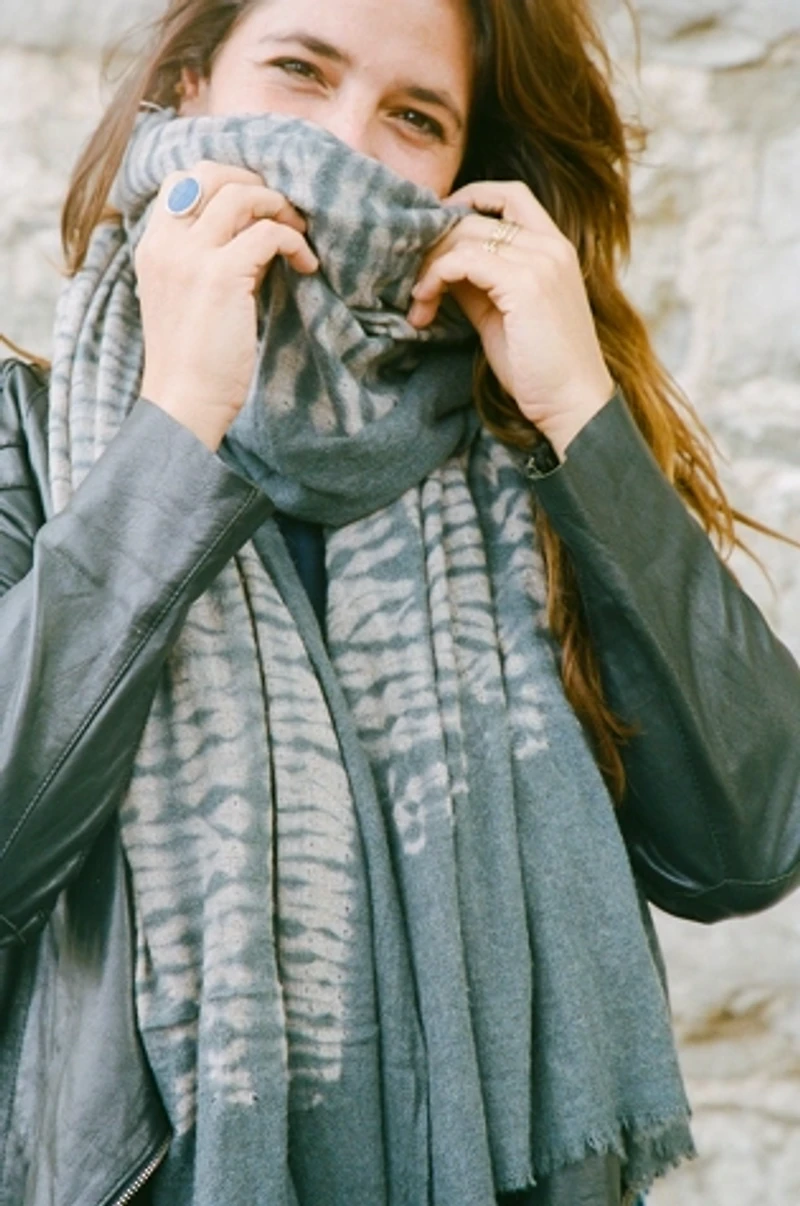 Be Deva Kali Merino Wool Tie Dye Scarf