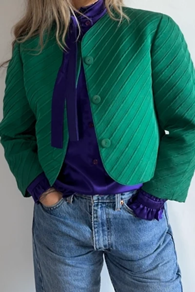 Vintage 80’s Green Krizia Bolero Selected by KA.TL.AK