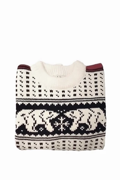 1980's L.L. Bean Polar Bear Sweater Selected by Garbage Soup