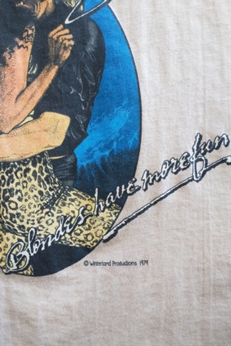 1970's Rod Stewart Concert Tour Tee Selected by Garbage Soup