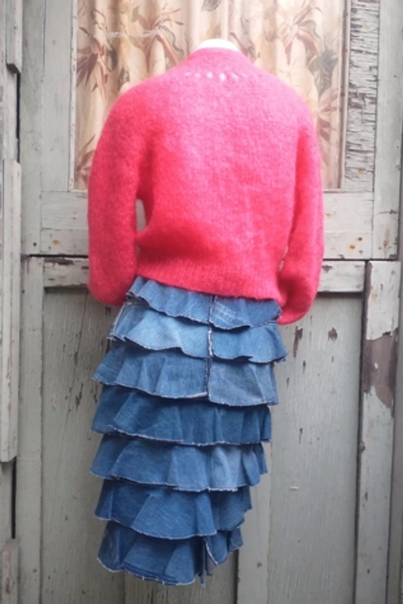 1960's Hot Pink Mohair Sweater Selected by Garbage Soup