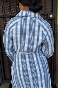Raquel Allegra Striped Coat Selected by FernMercantile