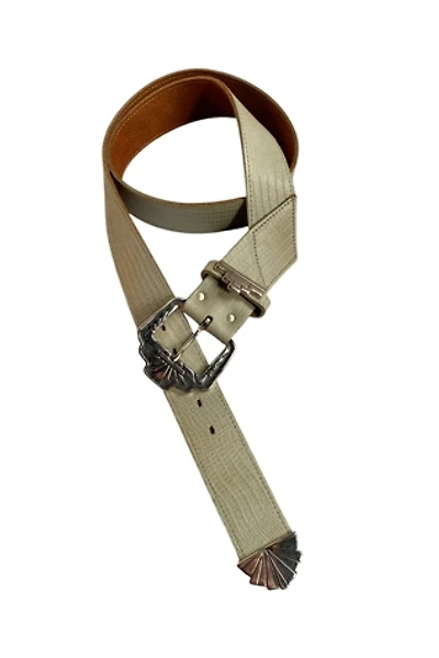 Vintage 1980s Western Leather Belt Selected by SharpLilTeeth