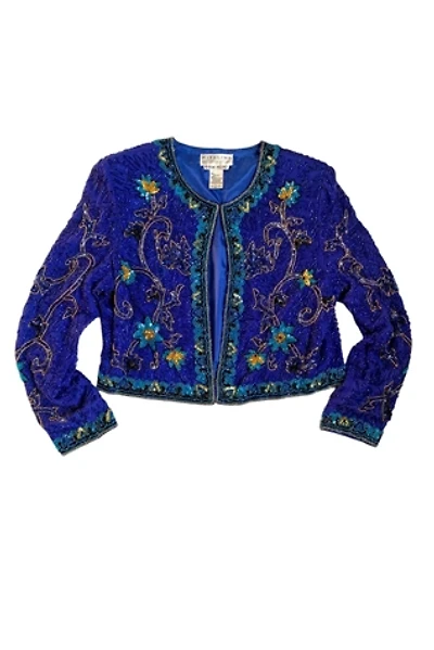 Vintage 1990s Sequin & Bead Crop Jacket Selected by SharpLilTeeth