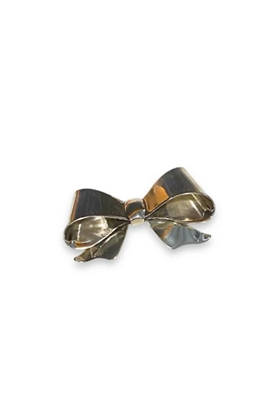 1960s Vintage Sterling Silver Bow Brooch Selected By BusyLady Baca & The Goods
