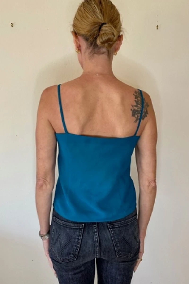 Teal Cami with Sweetheart Neckline  Selected by Picky Jane