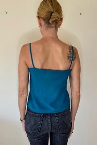 Teal Cami with Sweetheart Neckline  Selected by Picky Jane