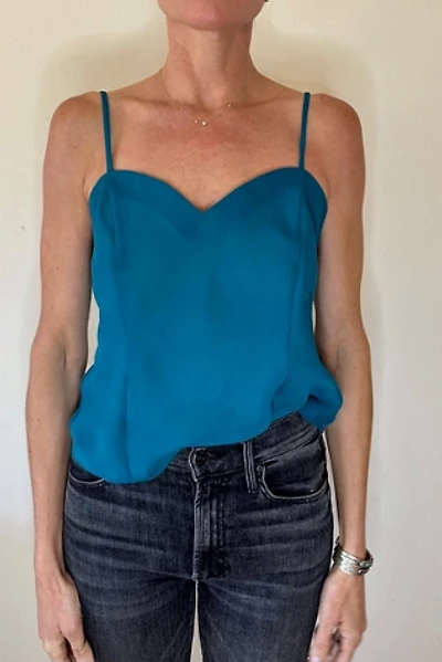 Teal Cami with Sweetheart Neckline  Selected by Picky Jane