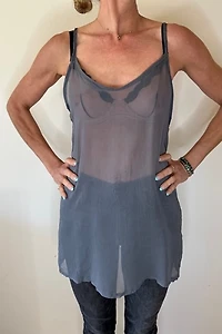 Sheer Chiffon Swim Coverup Tunic Selected by Picky Jane