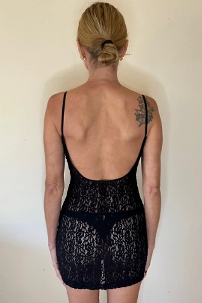 Crazy Sexy Black Lace Mini Slip Dress Selected by Picky Jane