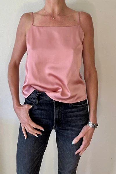 Blush Nude Satin Strappy Camisole Top Selected by Picky Jane