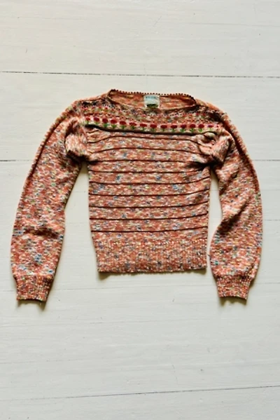 Vintage Space Dyed Flower Sweater Selected by Atlantic Vintage