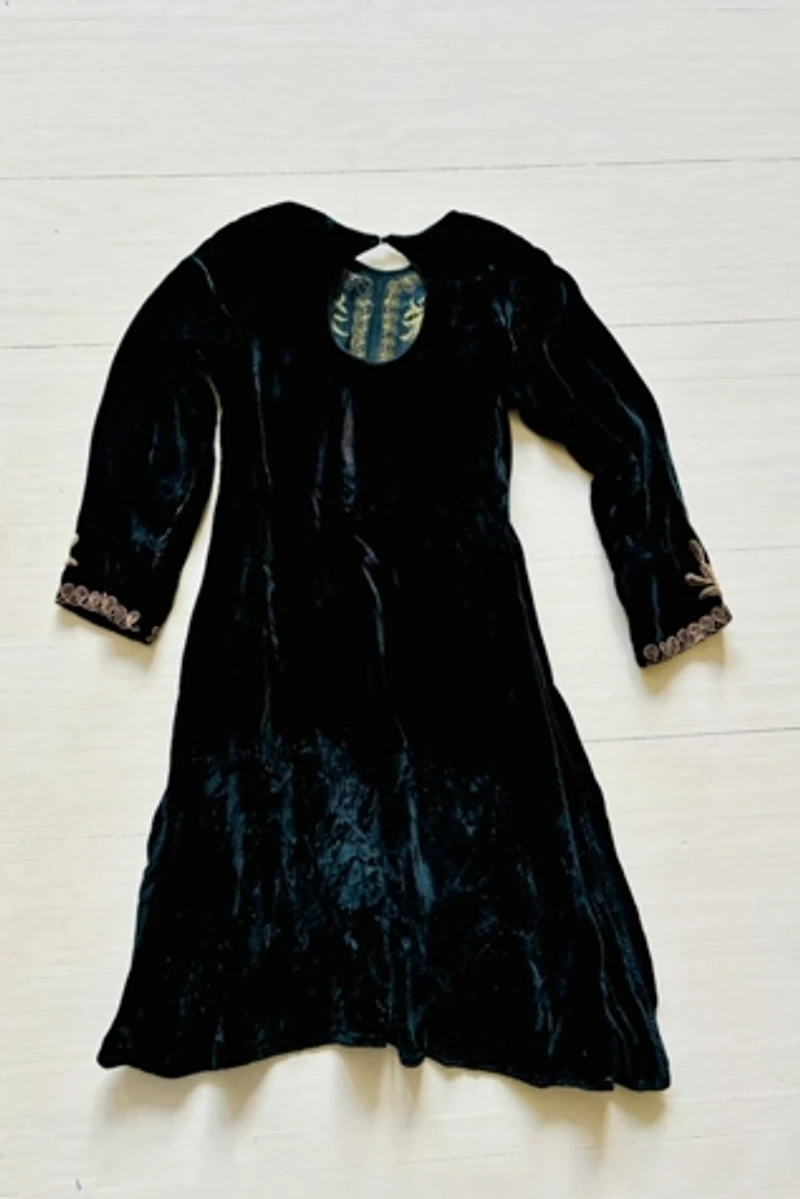 Vintage Boho Holiday Gown Selected by Atlantic Vintage