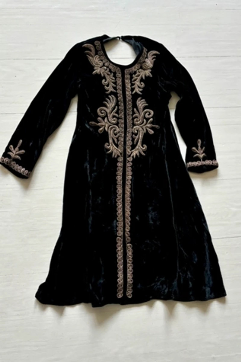 Vintage Boho Holiday Gown Selected by Atlantic Vintage