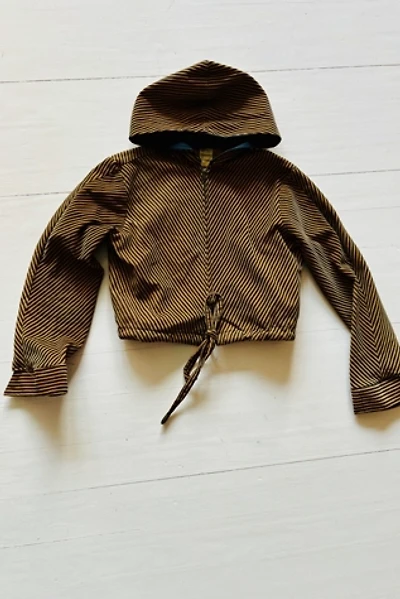Vintage Chevron Cropped Corduroy Jacket Selected by Atlantic Vintage