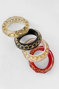 80s Pop Art Acrylic Chain Bangle Selected by MARMALADE