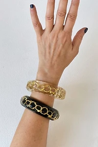 80s Pop Art Acrylic Chain Bangle Selected by MARMALADE