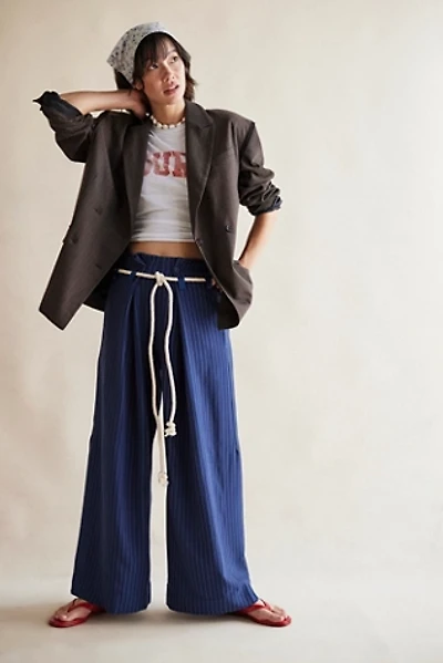 Dimes Tie Pinstripe Trousers