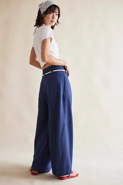 Dimes Tie Pinstripe Trousers