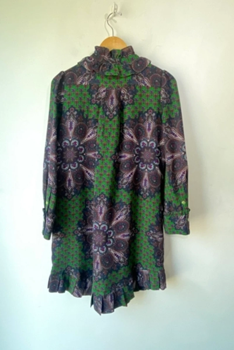 Marc by Marc Jacobs Jewel Tone Ruffle Collar Dress Selected by The Curatorial Dept.