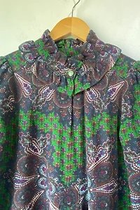 Marc by Marc Jacobs Jewel Tone Ruffle Collar Dress Selected by The Curatorial Dept.