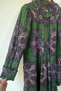 Marc by Marc Jacobs Jewel Tone Ruffle Collar Dress Selected by The Curatorial Dept.