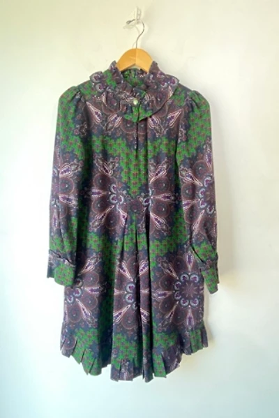 Marc by Marc Jacobs Jewel Tone Ruffle Collar Dress Selected by The Curatorial Dept.