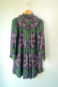 Marc by Marc Jacobs Jewel Tone Ruffle Collar Dress Selected by The Curatorial Dept.