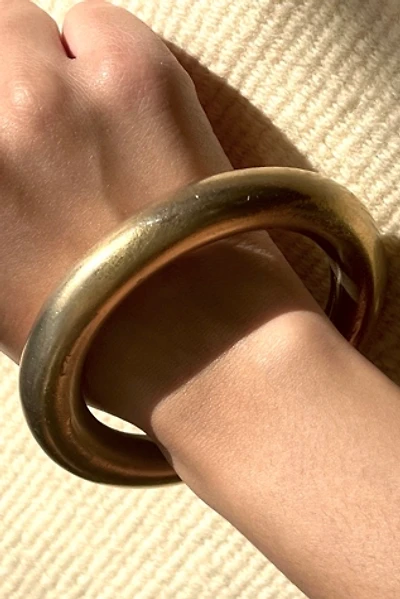 Vintage Givenchy Golden Bangle Selected by Anna Corinna