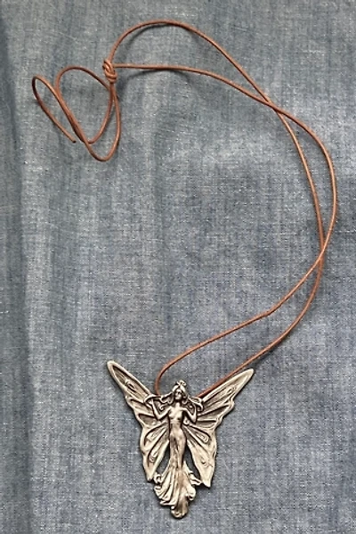 Vintage Butterfly Lady Necklace Selected by Anna Corinna