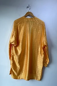Sies Marjan Yellow Textured Dress Selected by The Curatorial Dept.